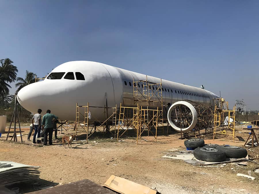 ರೆಸ್ಟೊರೆಂಟ್ ಆಗುತ್ತಿರುವ ವಿಮಾನ