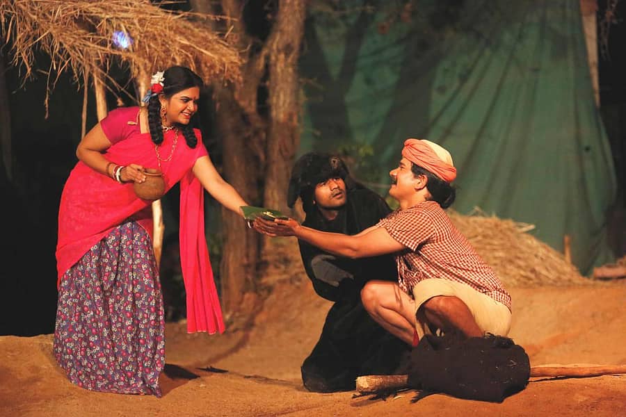 ಮಲೆಗಳಲ್ಲಿ ಮದುಮಗಳು ನಾಟಕದ ದೃಶ್ಯ