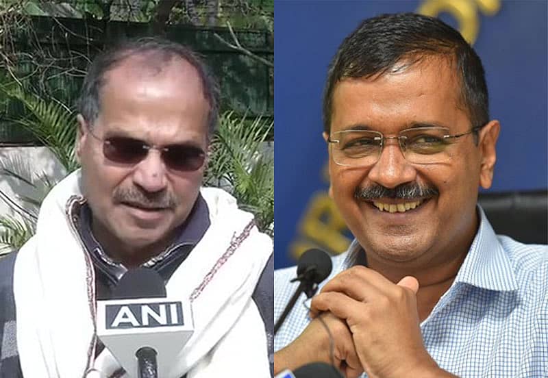 ದೆಹಲಿ ಕಾಂಗ್ರೆಸ್ ಮುಖಂಡ ಎ.ಆರ್.ಚೌದರಿ, ಆಮ್ ಆದ್ಮಿ ಪಕ್ಷದ ಕೇಜ್ರಿವಾಲ್