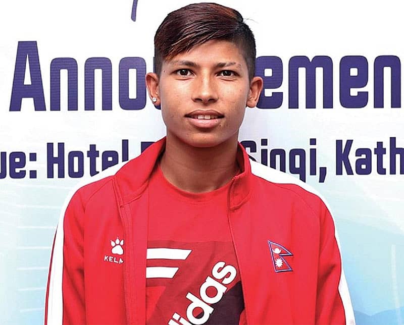 ಮಹಿಳಾ ಫುಟ್ಬಾಲ್ ಲೀಗ್ನಲ್ಲಿ ಗರಿಷ್ಠ ಗೋಲು ದಾಖಲಿಸಿದ ಗೋಕುಲಂ ಎಫ್ಸಿ ತಂಡದ ಆಟಗಾರ್ತಿ