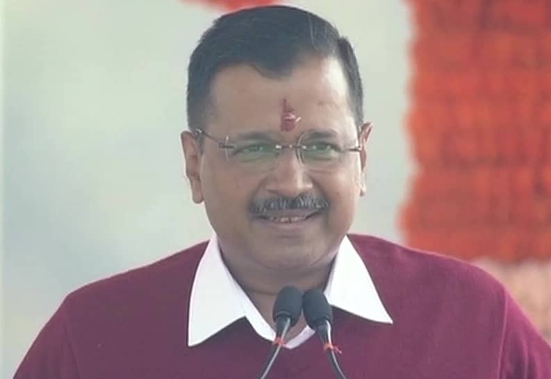 ದೆಹಲಿ ಮುಖ್ಯಮಂತ್ರಿಯಾಗಿ ಪ್ರಮಾಣ ವಚನ ಸ್ವೀಕರಿಸಿದ ಅರವಿಂದ ಕೇಜ್ರಿವಾಲ್