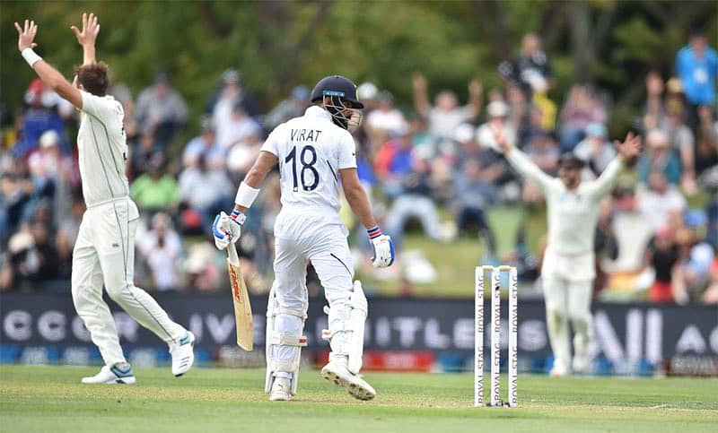 ಭಾರತ ನ್ಯೂಜಿಲೆಂಡ್ ಟೆಸ್ಟ್ ಪಂದ್ಯದಲ್ಲಿ ನಾಯಕ ವಿರಾಟ್ ಕೊಹ್ಲಿ