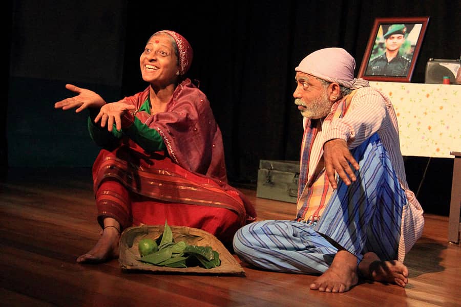 ‘ಬದ್‌ಕ್’ ಕೊಡವ ನಾಟಕದಲ್ಲಿ ನಟಿಸಿದ ಹಿರಿಯ ರಂಗಭೂಮಿ ನಟಿ ನಿತಾ ಕಾರ್ಯಪ್ಪ