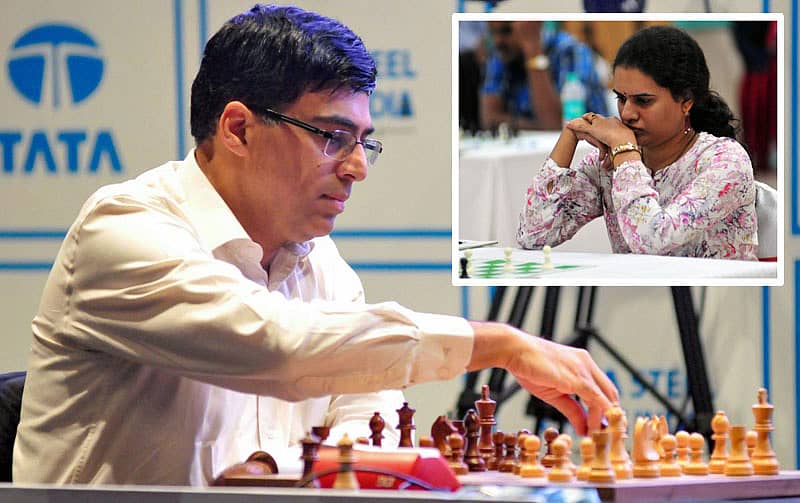 ವಿಶ್ವನಾಥನ್ ಆನಂದ್ ಹಾಗೂ ಕೋನೇರು ಹಂಪಿ