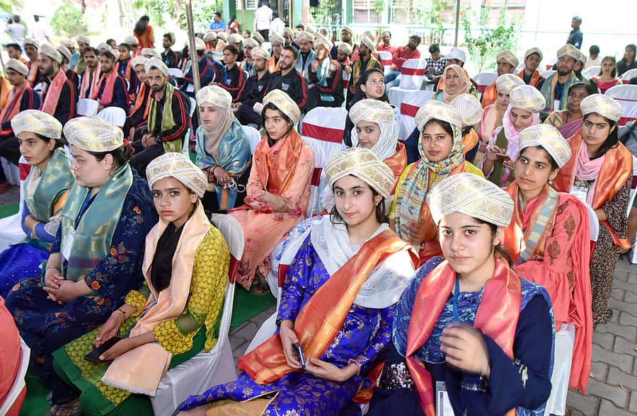 ‘ಕಾಶ್ಮೀರಿ ಯುವಜನ ವಿನಿಮಯ ಕಾರ್ಯಕ್ರಮ’ದಲ್ಲಿ ಪಾಲ್ಗೊಂಡಿದ್ದ ಕಾಶ್ಮೀರದ ಯುವಕ–ಯುವತಿಯರು