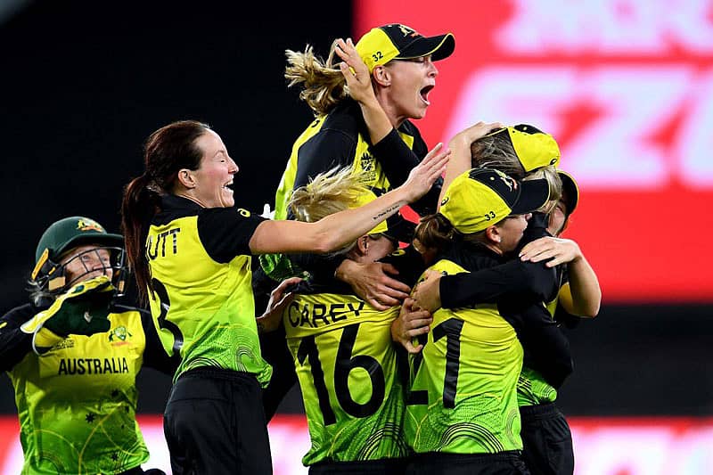 ಆಸ್ಟ್ರೇಲಿಯಾ ತಂಡದ ಸಂಭ್ರಮಾಚರಣೆ