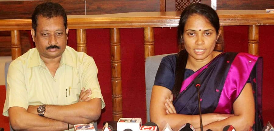 ಪತ್ರಿಕಾಗೋಷ್ಠಿಯಲ್ಲಿ ಜಿಲ್ಲಾಧಿಕಾರಿ ಅನೀಸ್ ಕಣ್ಮಣಿ ಜಾಯ್‌ ಮಾತನಾಡಿದರು