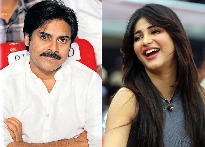 ಪವನ್‌ ಕಲ್ಯಾಣ್‌ ಹಾಗೂ ಶ್ರುತಿ ಹಾಸನ್‌ 