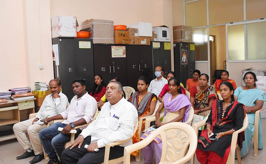 ತರಬೇತಿಯಲ್ಲಿ ಭಾಗವಹಿಸಿದ್ದ ವಿವಿಧ ಇಲಾಖೆ ಸಿಬ್ಬಂದಿ