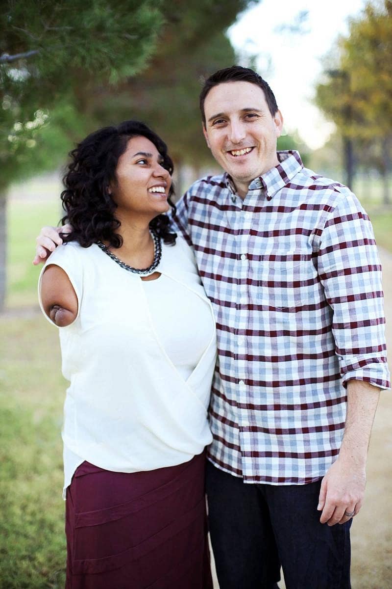 ಶಾಂತಿ ಮತ್ತು ಪತಿ ಕೊನ್ರಾಡ್ ಕಿಂಬಾಲ್