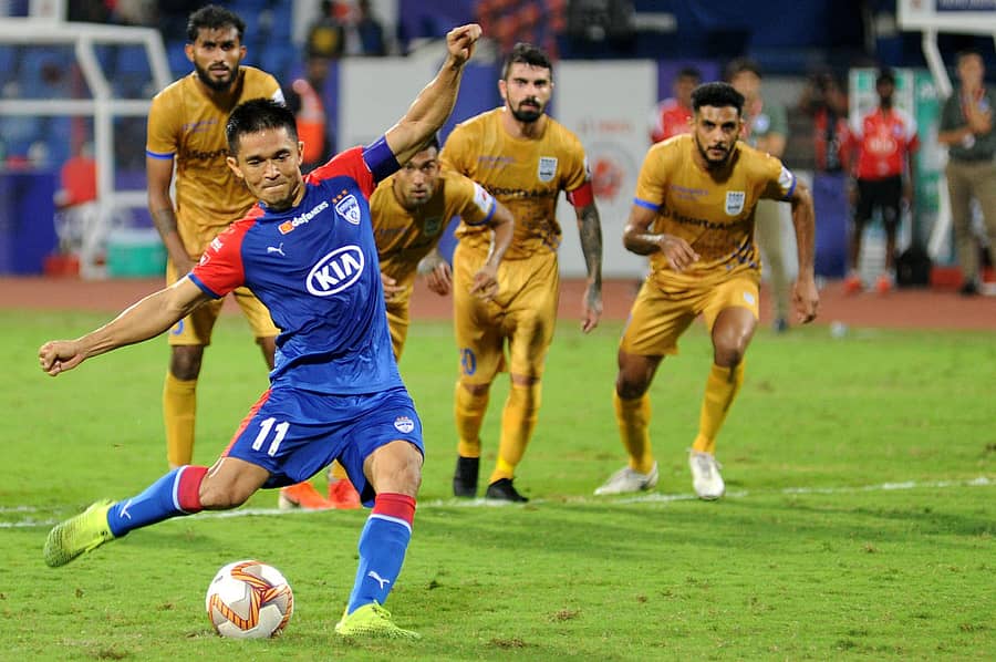 ಸುನಿಲ್‌ ಚೆಟ್ರಿ –ಪ್ರಜಾವಾಣಿ ಚಿತ್ರ/ ವಿ.ಪುಷ್ಕರ್‌