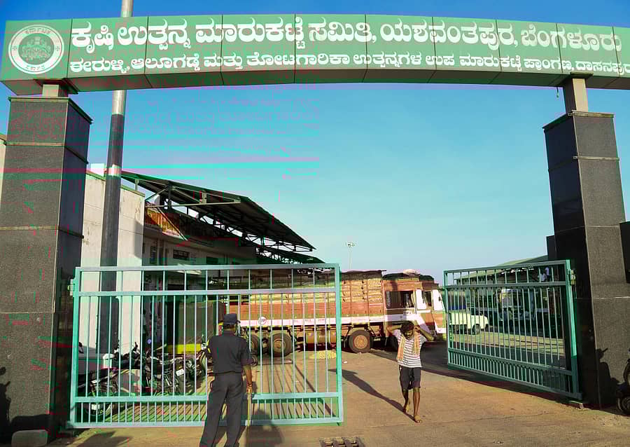 ಬೆಂಗಳೂರಿನ ಯಶವಂತಪುರದಲ್ಲಿರುವ ಎಪಿಎಂಸಿ ಮಾರುಕಟ್ಟೆ