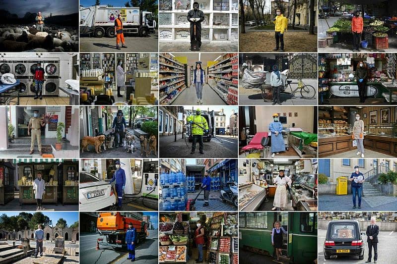 ಸ್ಪೇನ್‌ ದೇಶದ ರೋಂಡಾ ನಗರದಲ್ಲಿ ಕೋವಿಡ್-19 ಸಂದರ್ಭ ತೆಗೆದ ಚಿತ್ರಗಳ ಸಂಯೋಜನೆ(ಎಎಫ್‌ಪಿ)