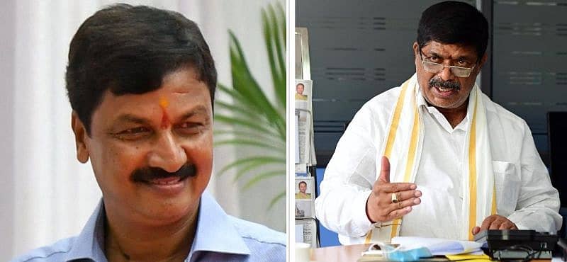 ಸಚಿವರಾದ ರಮೇಶ್ ಜಾರಕಿಹೊಳಿ ಮತ್ತು ಕೆ.ಗೋಪಾಲಯ್ಯ