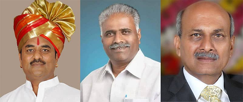 ರಮೇಶ್ ಕತ್ತಿ, ಈರಣ್ಣಾ ಕಡಾಡಿ, ಪ್ರಭಾಕರ ಕೋರೆ