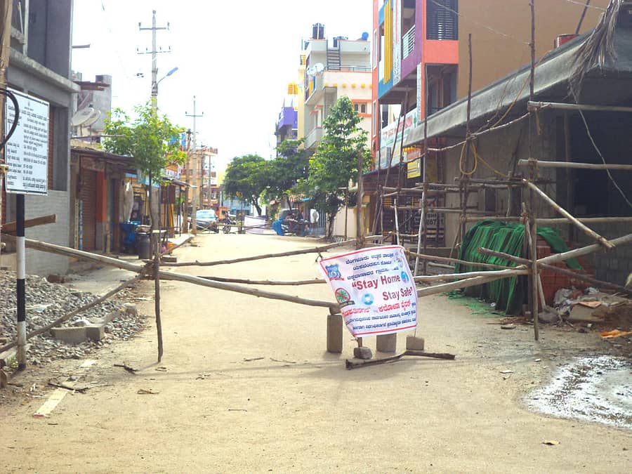 ಚಿಕ್ಕಬಾಣಾವರ ಗ್ರಾಮದ ಗಣಪತಿ ನಗರವನ್ನು ಸೀಲ್ಡೌನ್