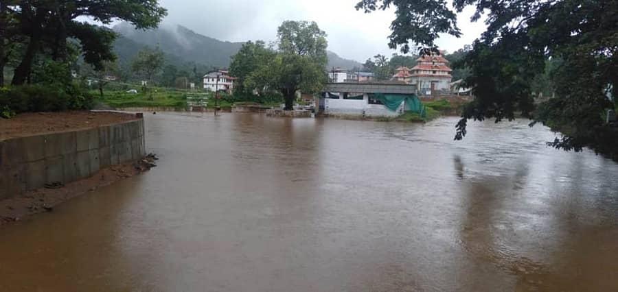 ಭಾಗಮಂಡಲದ ದೃಶ್ಯ