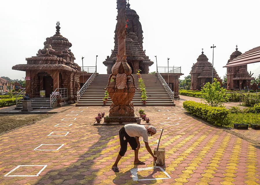 ಪುರಿ ಜಗನ್ನಾಥ ದೇವಸ್ಥಾನದ ಆವರಣ (ಸಂಗ್ರಹ ಚಿತ್ರ)