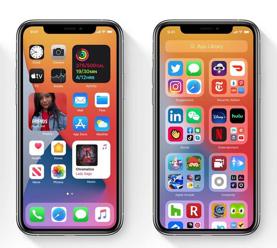 iOS 14ನಲ್ಲಿ ವಿಶಿಷ್ಟವಾದ ಹೋಂ ಸ್ಕ್ರೀನ್
