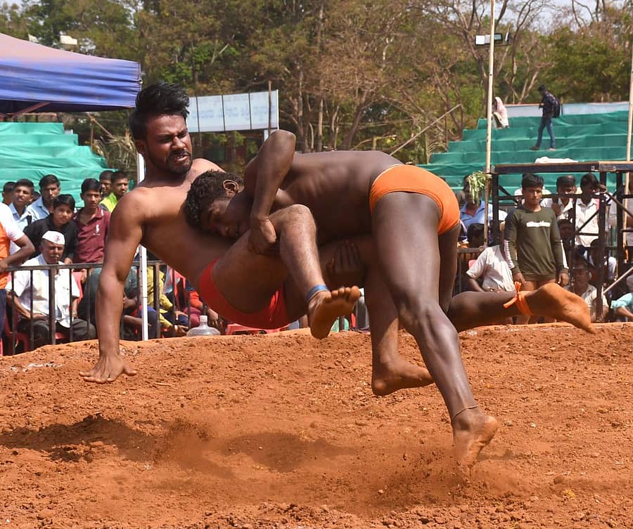 ಕುಸ್ತಿ ಸ್ಪರ್ಧೆಯ ನೋಟ (ಸಂಗ್ರಹ ಚಿತ್ರ)
