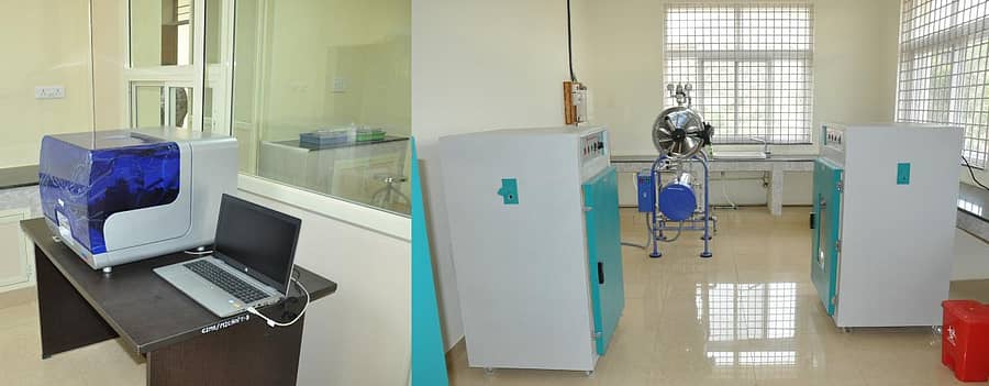 ಕೋವಿಡ್‌–19 ಪರೀಕ್ಷಾ ಪ್ರಯೋಗಾಲಯದಲ್ಲಿರುವ ಉಪಕರಣಗಳು