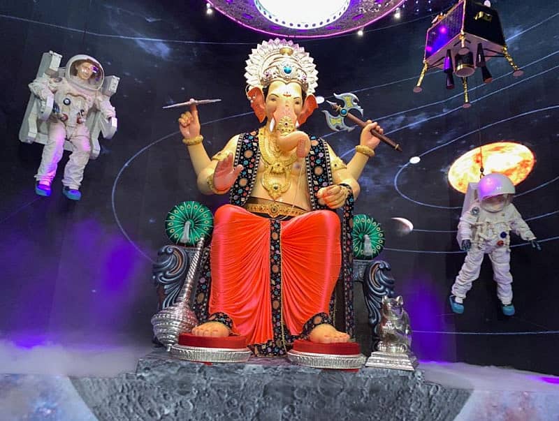 ಲಾಲ್‌ಬಾಗ್‌ಚಾ ರಾಜ (ಕೃಪೆ: ಟ್ವಿಟರ್)