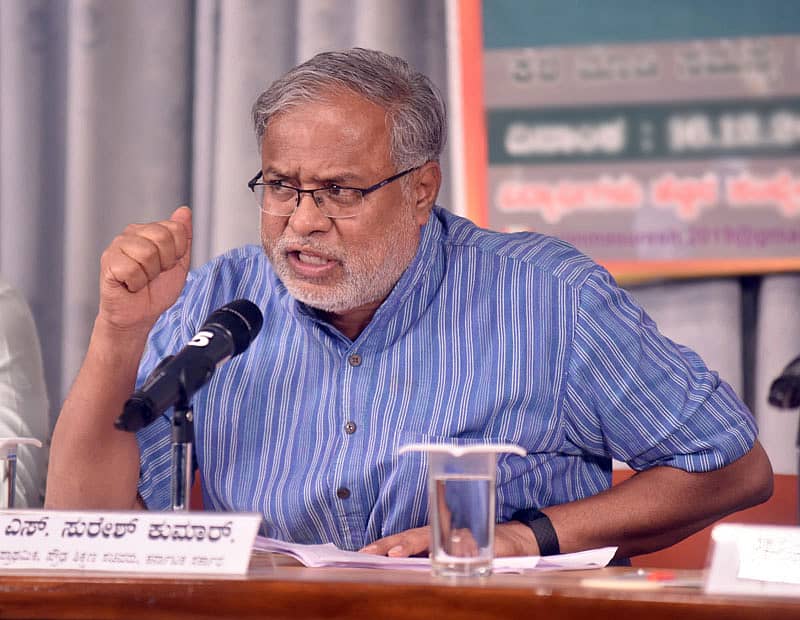 ಪ್ರಾಥಮಿಕ ಮತ್ತು ಪ್ರೌಢ ಶಿಕ್ಷಣ ಸಚಿವ ಸುರೇಶ್ ಕುಮಾರ್