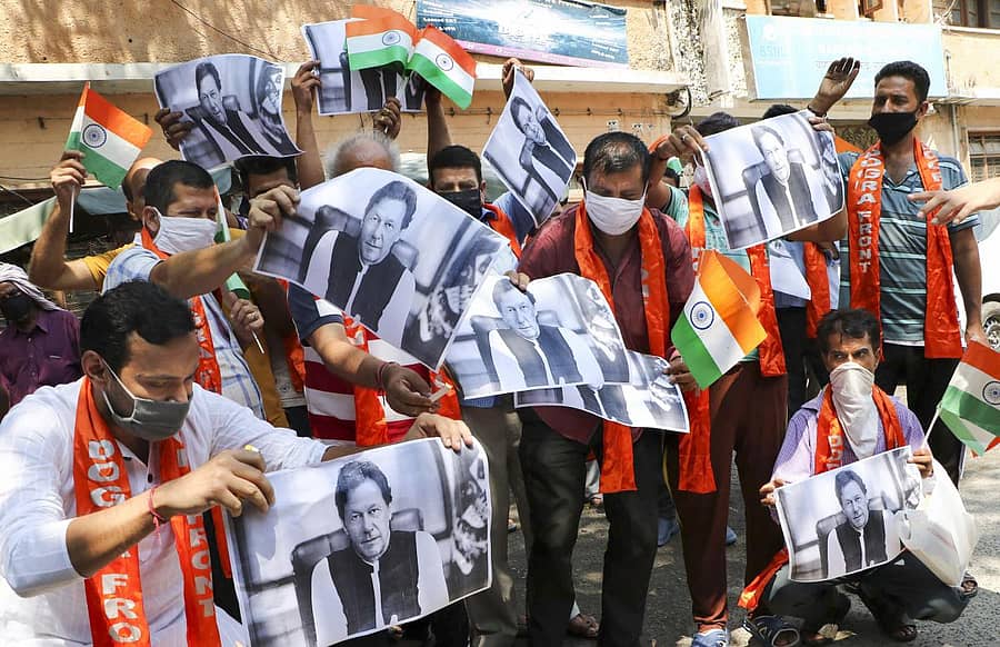 ಬಿಜೆಪಿ ನಾಯಕನ ಹತ್ಯೆ ಖಂಡಿಸಿ ಜಮ್ಮುವಿನಲ್ಲಿ ಗುರುವಾರ ಪ್ರತಿಭಟನೆ ನಡೆಯಿತು.