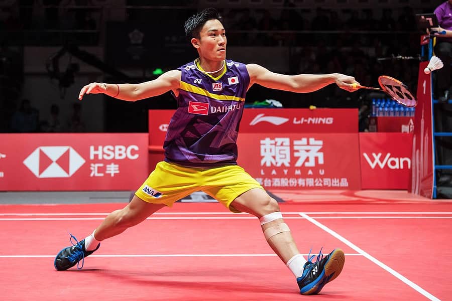 ಕಳೆದ ಬಾರಿಯ ಟೂರ್ನಿಯಲ್ಲಿ ಪುರುಷರ ಸಿಂಗಲ್ಸ್ ವಿಭಾಗದ ಪ್ರಶಸ್ತಿ ಗೆದ್ದ ಜಪಾನ್‌ನ ಕೆಂಟೊ ಮೊಮೊಟ –ಎಎಫ್‌ಪಿ ಚಿತ್ರ