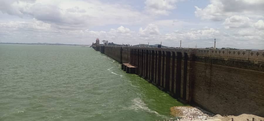 ತುಂಗಭದ್ರಾ ಜಲಾಶಯದ ದೃಶ್ಯ –ಪ್ರಜಾವಾಣಿ ಚಿತ್ರ