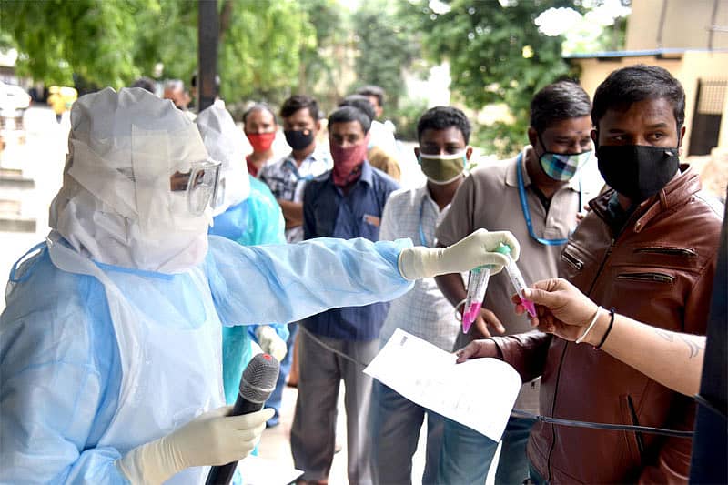ಕೊರೊನಾ ವೈರಸ್ ಸೋಂಕು ಪರೀಕ್ಷೆ– ಸಂಗ್ರಹ ಚಿತ್ರ