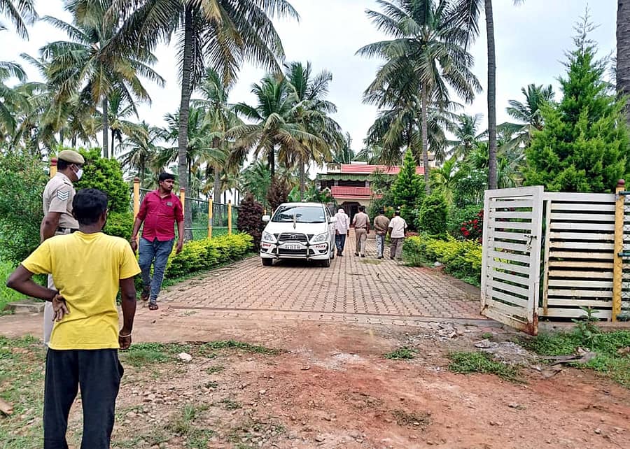 ಹಲ್ಲೆ ನಡೆದ ಮಂಜುನಾಥ್ ತೋಟದ ಮನೆ