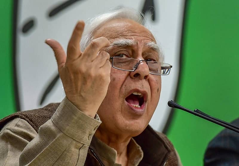 ಕಾಂಗ್ರೆಸ್ನ ಹಿರಿಯ ನಾಯಕ ಕಪಿಲ್ ಸಿಬಲ್