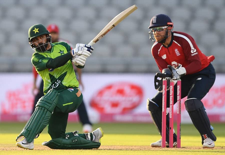 ಮೊಹಮ್ಮದ್ ಹಫೀಜ್ ಬ್ಯಾಟಿಂಗ್ ವೈಖರಿ–ಎಎಫ್ಪಿ ಚಿತ್ರ