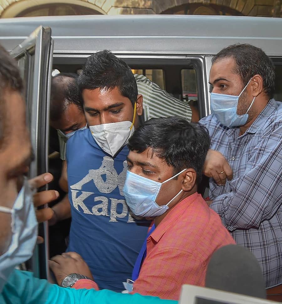 ಮಿರಾಂಡ ಅವರನ್ನು ಮುಂಬೈನ ಎನ್ಸಿಬಿ ಕಚೇರಿಗೆ ಶುಕ್ರವಾರ ಕರೆತರಲಾಯಿತು–ಪಿಟಿಐ ಚಿತ್ರ