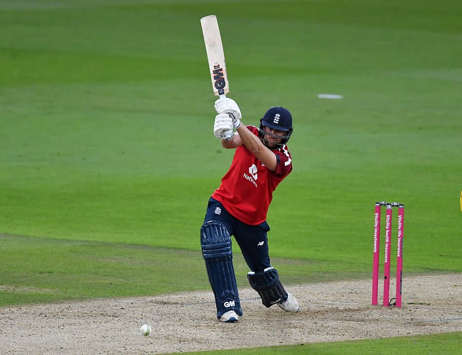 ಇಂಗ್ಲೆಂಡ್ ತಂಡದ ಡೇವಿಡ್ ಮಲಾನ್ ಆಟದ ವೈಖರಿ–ರಾಯಿಟರ್ಸ್ ಚಿತ್ರ