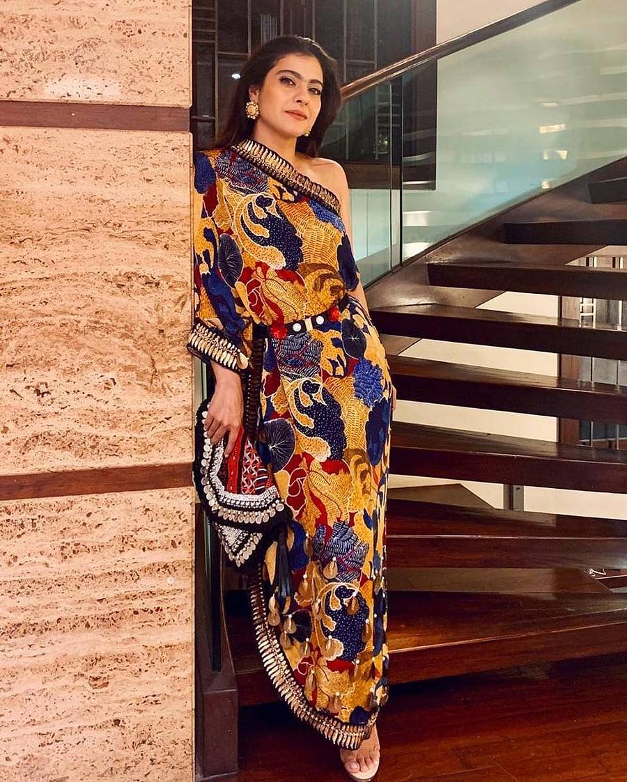 ಕಫ್ತಾನ್ ಡ್ರೆಸ್ನಲ್ಲಿ ಕಾಜಲ್