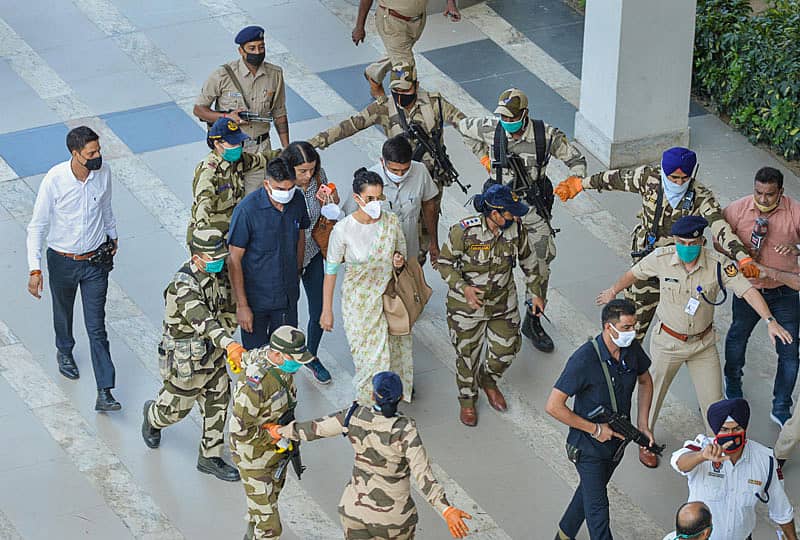 ಚಂಡೀಗಢ ವಿಮಾನ ನಿಲ್ದಾಣದಲ್ಲಿ ನಟಿ ಕಂಗನಾ ಕನೋಟ್ ಅವರಿಗೆ ಸೂಕ್ತ ಭದ್ರತೆ ನೀಡಿರುವುದು