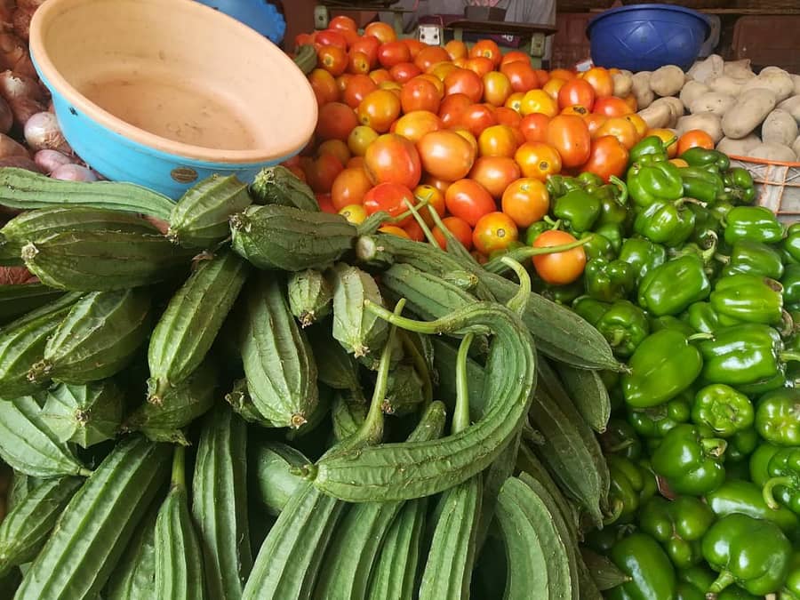 ಯಾದಗಿರಿಯಲ್ಲಿ ಮಾರಾಟಕ್ಕೆ ಇಡಲಾದ ತರಕಾರಿ