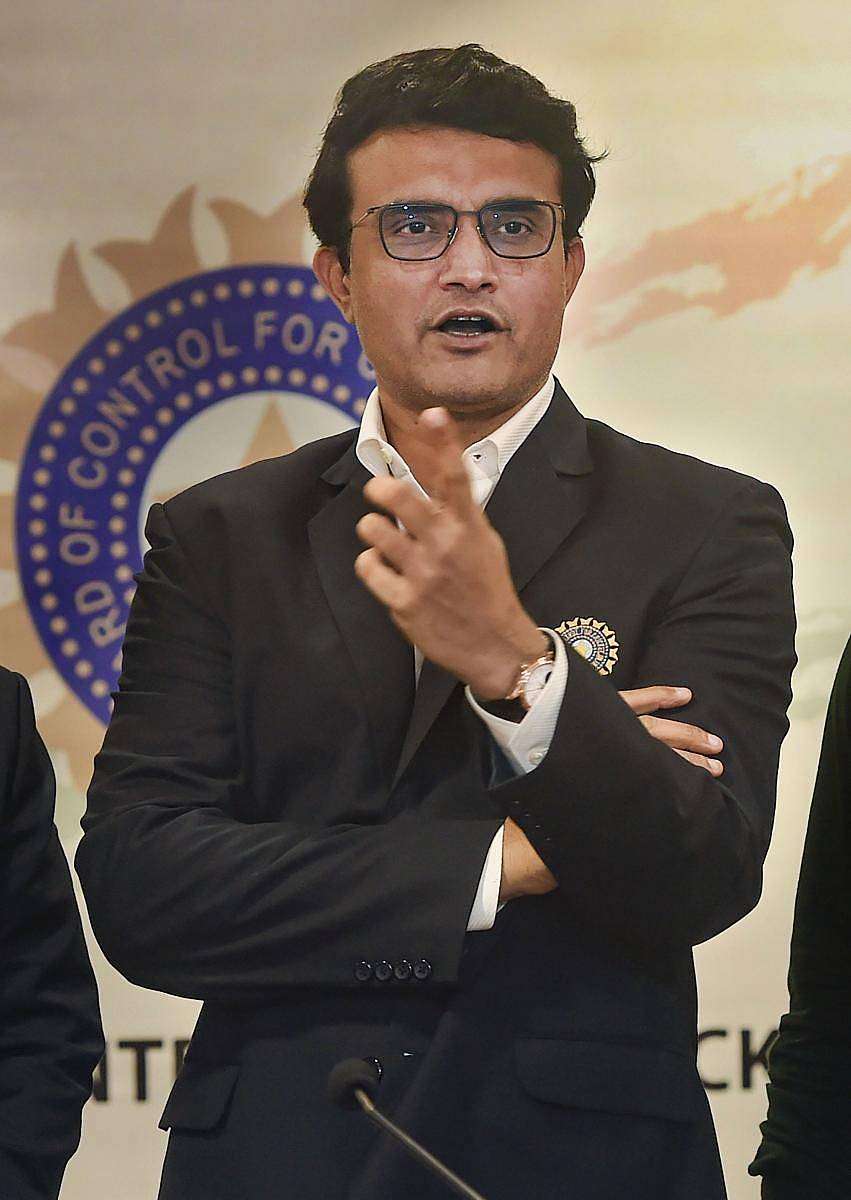 ಸೌರವ್ ಗಂಗೂಲಿ –ಪಿಟಿಐ ಚಿತ್ರ