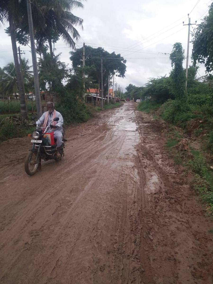 ಘಟ್ಟವಾಡಿಪುರದ ರಸ್ತೆಯ ಚಿತ್ರಣ