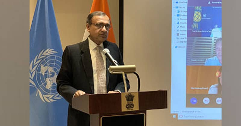 ವಿಶ್ವಸಂಸ್ಥೆಯ ಭಾರತದ ಖಾಯಂ ಪ್ರತಿನಿಧಿ ಟಿ.ಎಸ್‌. ತಿರುಮೂರ್ತಿ