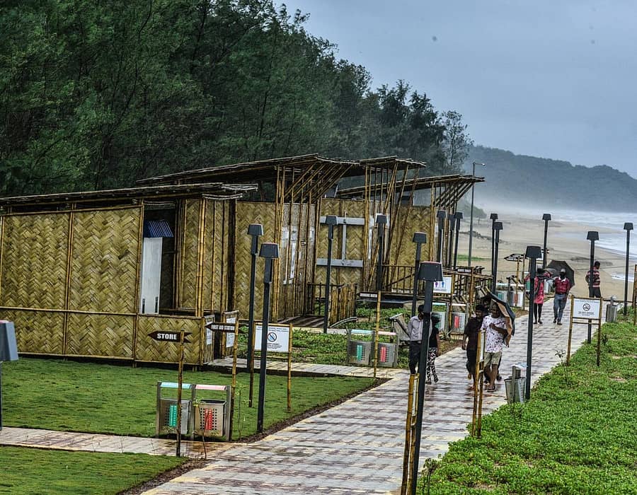 ಹೊನ್ನಾವರದ ಕಾಸರಕೋಡು ಪರಿಸರಸ್ನೇಹಿ ಕಡಲತೀರದ ಸುಂದರ ದೃಶ್ಯ –ಪ್ರಜಾವಾಣಿ ಚಿತ್ರ: ತಾಜುದ್ದೀನ್ ಆಜಾದ್