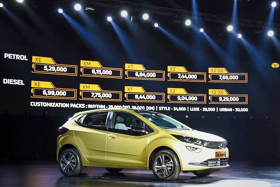 ಟಾಟಾ ಆಲ್ಟ್ರೋಝ್ –ಪಿಟಿಐ ಚಿತ್ರ