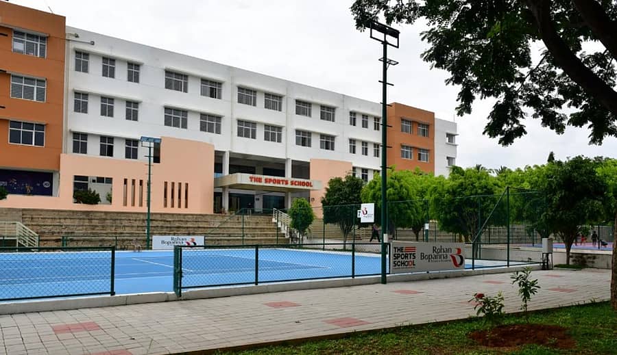 ಕ್ರೀಡಾಶಾಲೆಯ ಹೊರನೋಟ ಪ್ರಜಾವಾಣಿ ಚಿತ್ರ/ ಕೃಷ್ಣಕುಮಾರ್ ಪಿ.ಎಸ್.