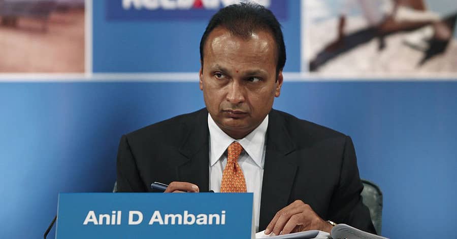 ರಿಲಯನ್ಸ್ ಗ್ರೂಪ್ ಅಧ್ಯಕ್ಷ ಅನಿಲ್ ಅಂಬಾನಿ