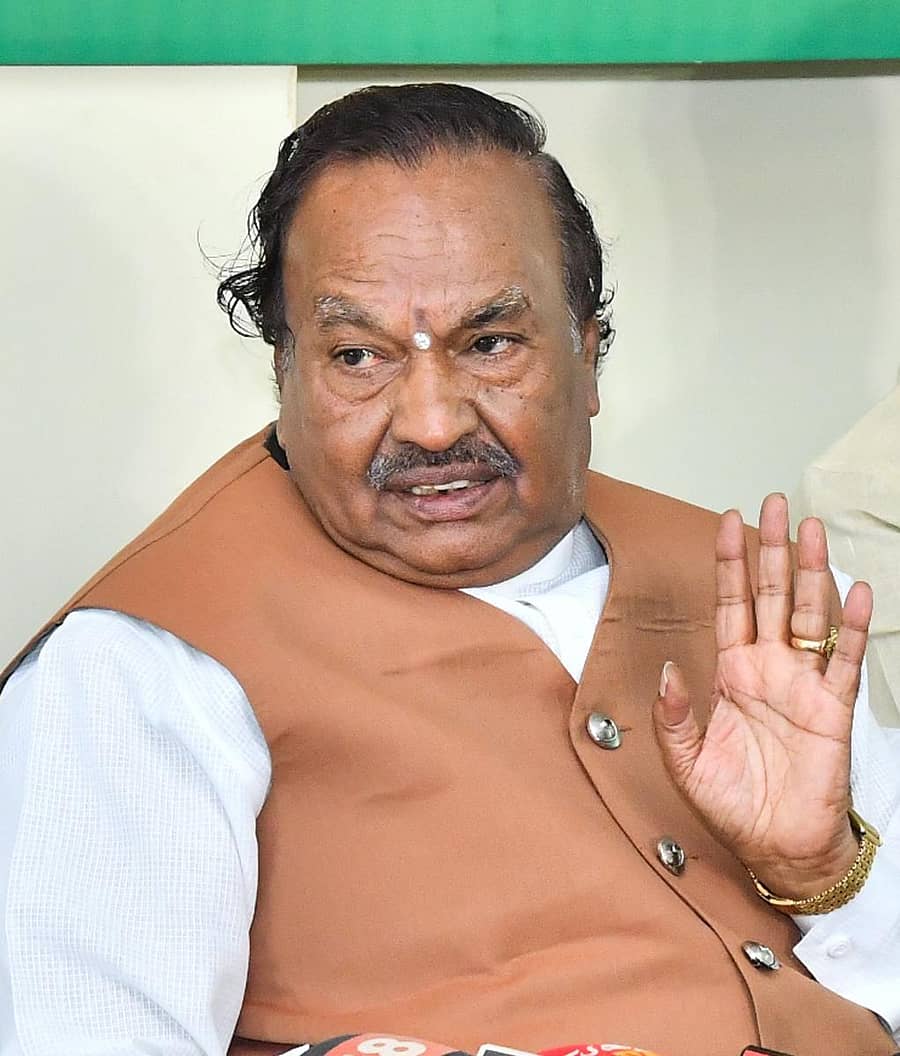 ಪಂಚಾಯತ್ರಾಜ್ ಸಚಿವ ಕೆ.ಎಸ್.ಈಶ್ವರಪ್