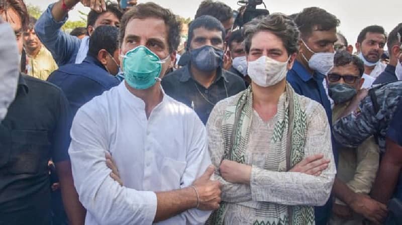 ರಾಹುಲ್ ಗಾಂಧಿ ಮತ್ತು ಪ್ರಿಯಾಂಕಾ ಗಾಂಧಿ ವಾದ್ರಾ