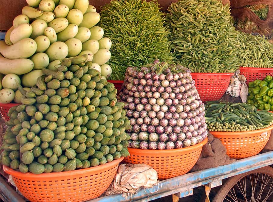 ಬೀದರ್‌ನ ಮಾರುಕಟ್ಟೆಯಲ್ಲಿ ಮಾರಾಟಕ್ಕೆ ಇಡಲಾದ ತರಕಾರಿ