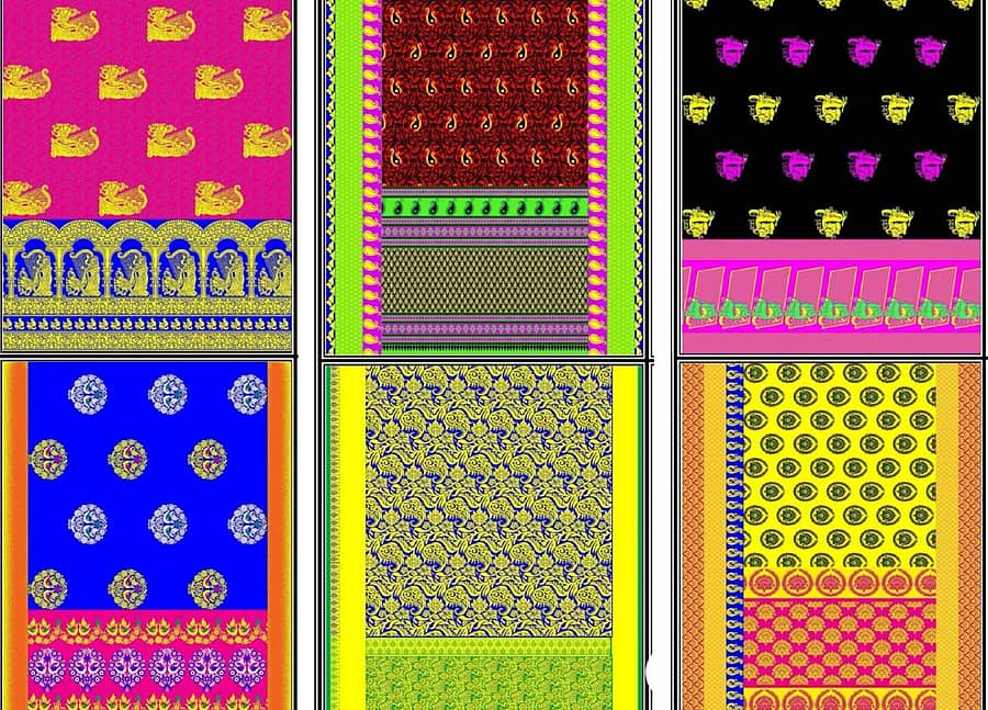 ವಿವಿಧ ವಿನ್ಯಾಸದ ಕೈಮಗ್ಗದ ರೇಷ್ಮೆ ಸೀರೆಗಳು